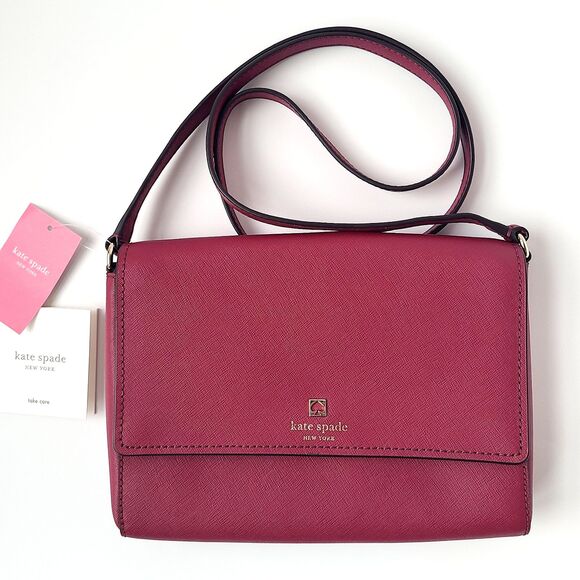 kate spade Handbags - Kate Spade Cove Street Dody Crossbody Leather Bag Purse Handbag Rhubarb Tart New